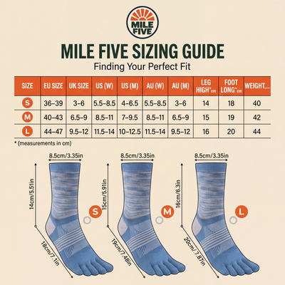 Move & Roam™ Performance Toe Socks