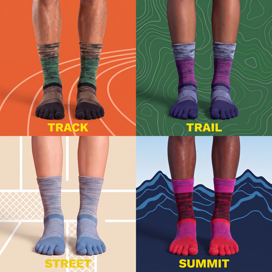 Move & Roam™ Performance Toe Socks