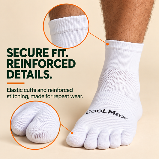 CoolMax - Performance Toe Socks