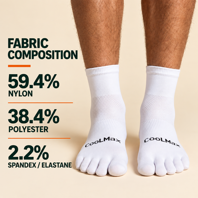 CoolMax - Performance Toe Socks