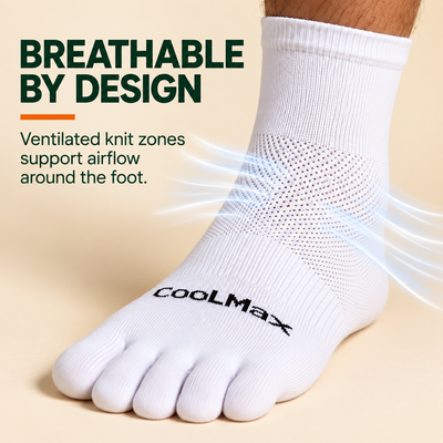 CoolMax - Performance Toe Socks